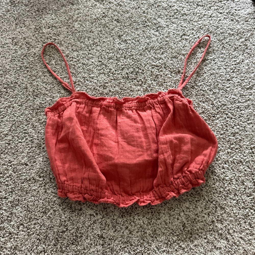 Billabong Coral Ruffled Top